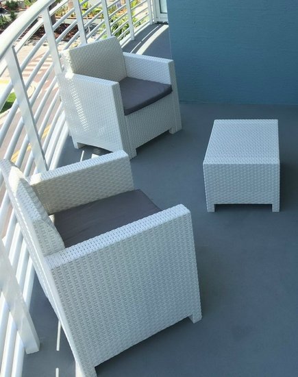 Мебель для кафе NEBRASKA TERRACE (2 места) белая