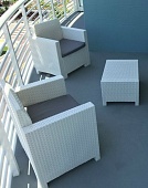 Мебель для кафе NEBRASKA TERRACE (2 места) белая