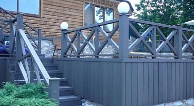 Holzhof - терраса плюс ограждения Holzhof - терраса плюс ограждения